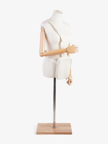 Louis Vuitton Utility Side Bag White Empreinte Leather