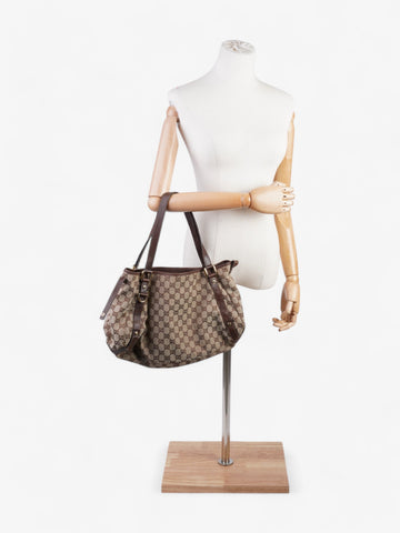 Gucci Abbey Tote EC Supreme / Brown Canvas