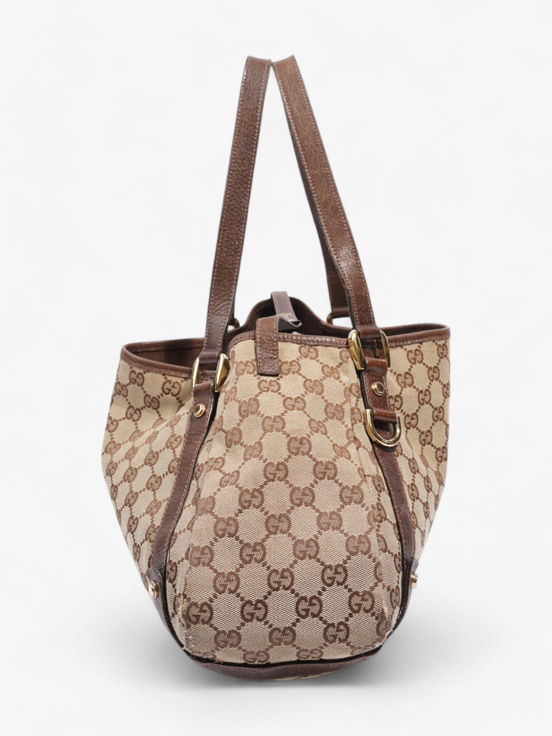 Gucci Abbey Tote EC Supreme / Brown Canvas