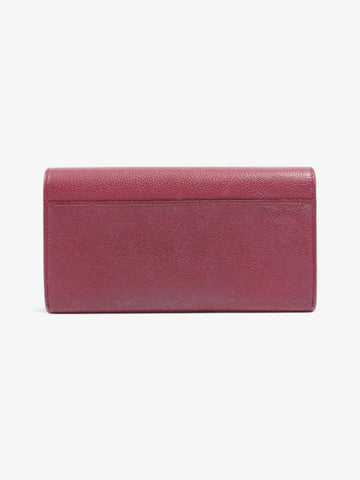 Louis Vuitton Sarah Wallet Raisin Empreinte Leather