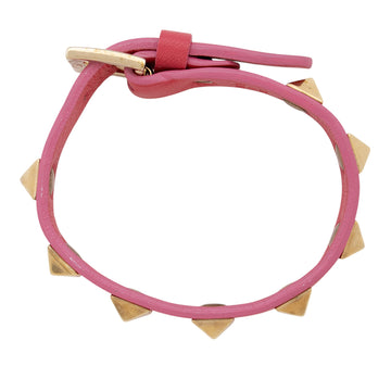 Valentino Calfskin Rockstud Bracelet (SHF-dfX8Pl)