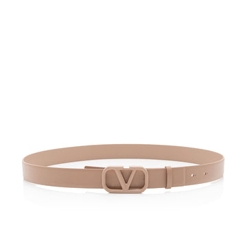 Valentino Calfskin VLogo Signature Belt - Size 36 / 90 (SHF-VRhzLY)