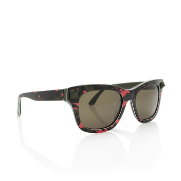 Valentino Camouflage Wayfarer Sunglasses