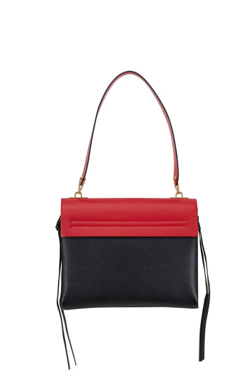 VALENTINO GARAVANI VRing Leather Medium Shoulder Bag