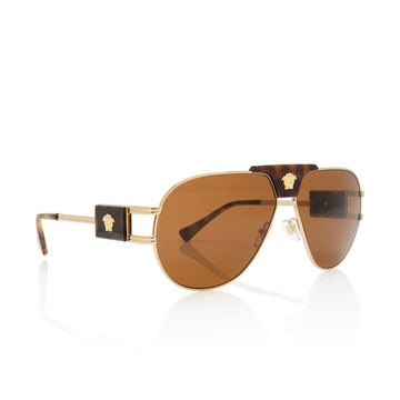 Versace Medusa Aviator Sunglasses