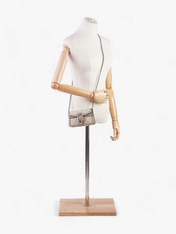 Gucci Dionysus EC Super Mini Beige And White EC Supreme / Oatmeal Coated Canvas