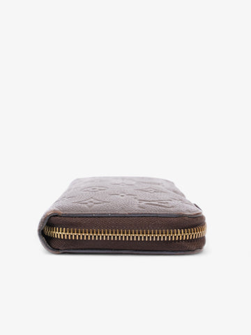 Louis Vuitton Zippy Wallet Taupe Empreinte Leather