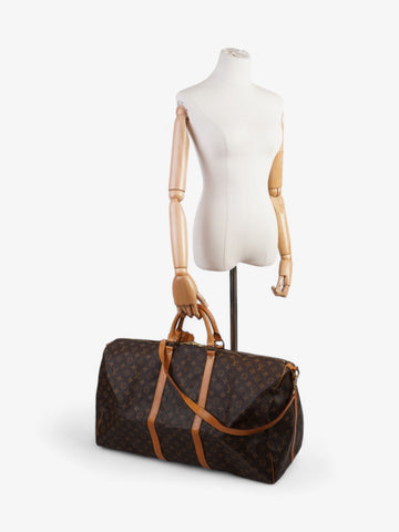 Louis Vuitton Keepall Bandouliere Monogram Coated Canvas 60
