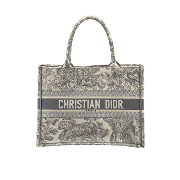 Medium Dior Book Tote Grey