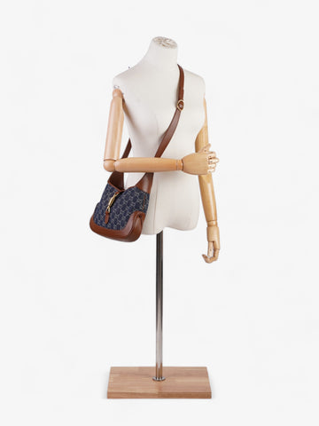 Gucci Jackie 1961 Denim EC Supreme / Brown Leather Denim Small