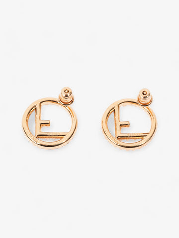 Fendi F is Fendi Earrings Gold Base Metal