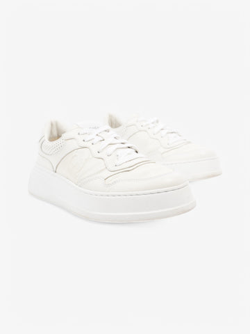 Gucci CS Embossed Chunky Sneakers White  Leather EU 41 UK 7