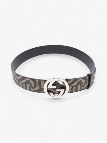 Gucci Interlocking G Wide Belt EC Supreme / Black Canvas 100cm / 40"