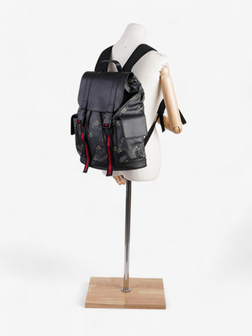 Gucci Tiger Backpack EC Supreme / Black Canvas