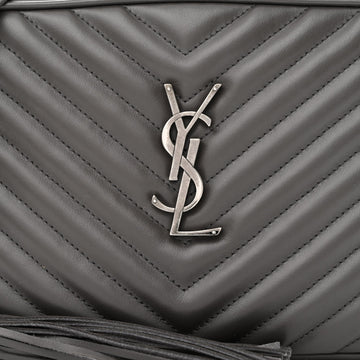 YSL CALFSKIN QUILTED MONOGRAM LOU CAMERA BAG