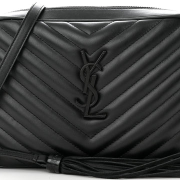 SAINT LAURENT LOU QUILTED CALFSKIN YSL CAMERA CROSSBODY BAG