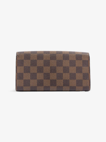 Louis Vuitton Sarah Wallet Damier Ebene Coated Canvas