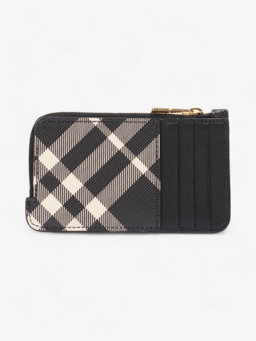 Burberry Somerset Card Case Black / Calico Polyester