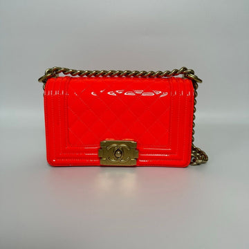 Chanel Leboy bag Patent leather Red color - NG102622