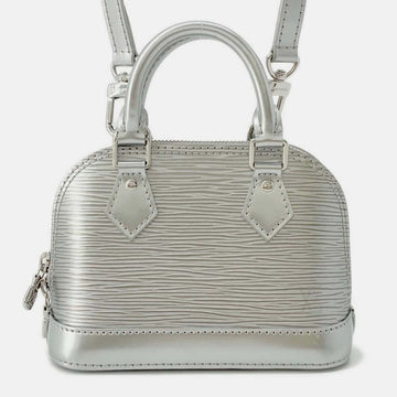 Silver Hardware Epi Leather Alma Bag Nano