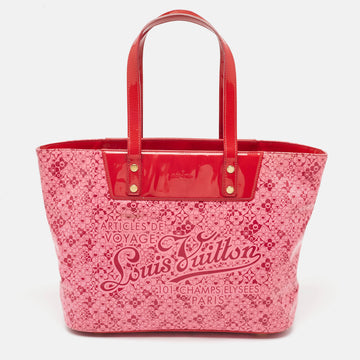 x Takashi Murakami Coated Fabric Cosmic Blossom Tote
