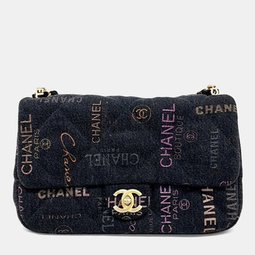 Denim Flap Bag