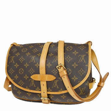 Louis Vuitton Saumur 30  Canvas Shoulder Bag