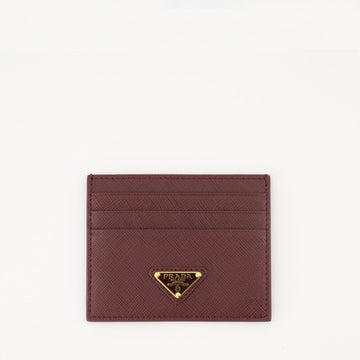 Porte-cartes en cuir Saffiano
