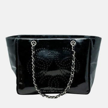 Vintage Perforated Logo Chain Tote - AWL2646