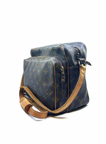LOUIS VUITTON Nile Brown Coated canvas Monogram Handbag