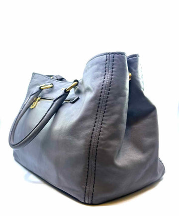PRADA Grey Leather Handbag