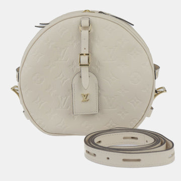 Creme Empreinte Boite Chapeau Souple MM Shoulder Bag