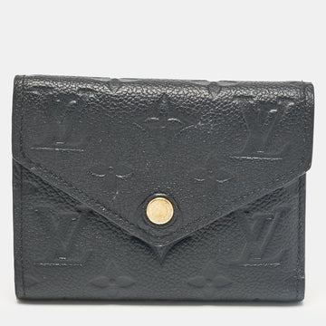 Black Monogram Empreinte Leather Victorine Wallet