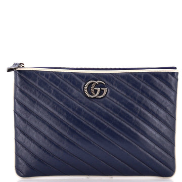 EC Marmont Pouch Diagonal Quilted Leather