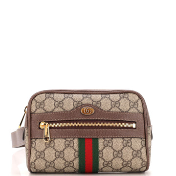 GUCCI Ophidia Belt Bag GG Coated Canvas Small