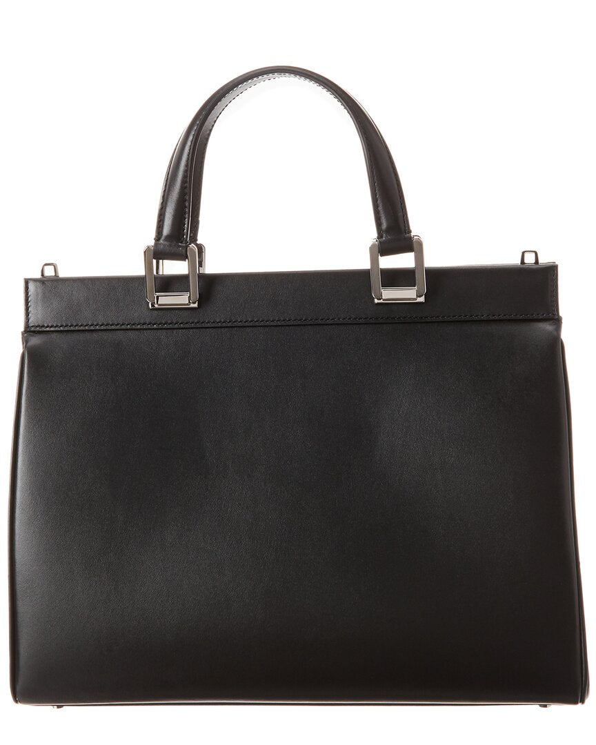Gucci Zumi Medium Leather Top Handle Tote