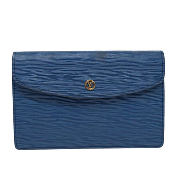 Louis Vuitton Montaigne  Leather Clutch Bag