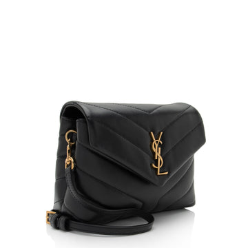 Saint Laurent Matelasse Calfskin Monogram LouLou Toy Crossbody (SHF-yd38W0)