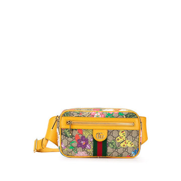 Gucci CS Flora Ophidia Waist Bag 574796 PVC Leather