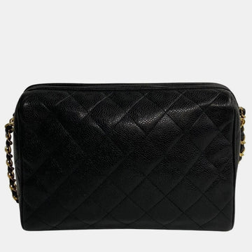 Caviar Skin Diamond Vintage CC Camera Shoulder Bag