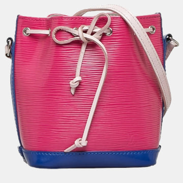 Pink Epi Leather Nano Noe Bucket Bag
