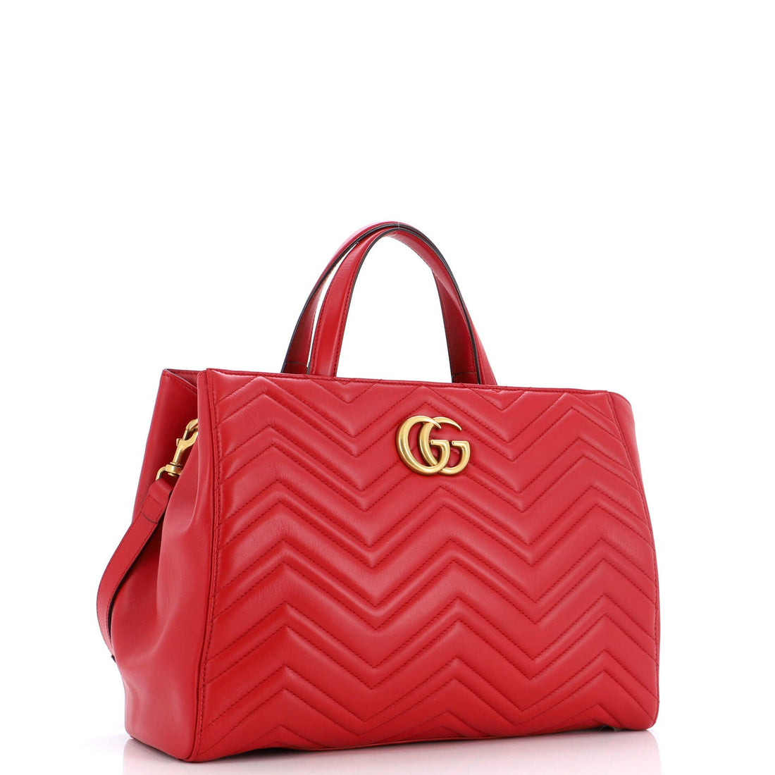 EC Marmont Tote Matelasse Leather Medium