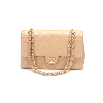 Medium Classic Lambskin Double Flap