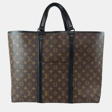 Brown Monogram Canvas Weekemd Tote Bag