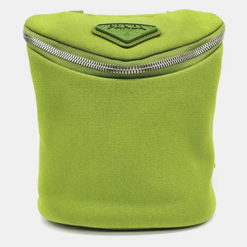 Green Nylon Canapa Bucket Bag