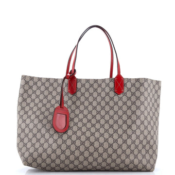 Reversible Tote EC Print Leather Large