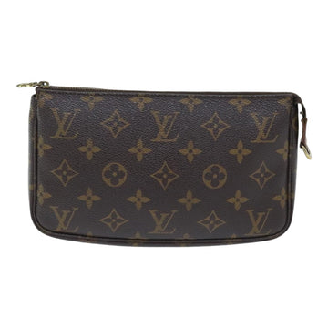 Louis Vuitton Pochette Accessoire  Canvas Clutch Bag