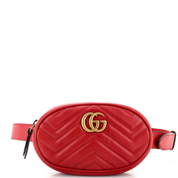 GUCCI GG Marmont Belt Bag Matelasse Leather