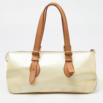 Perle Monogram Vernis Rosewood Avenue Bag