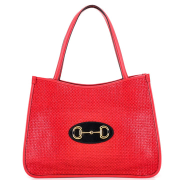 GUCCI Horsebit 1955 Tote Leather Medium